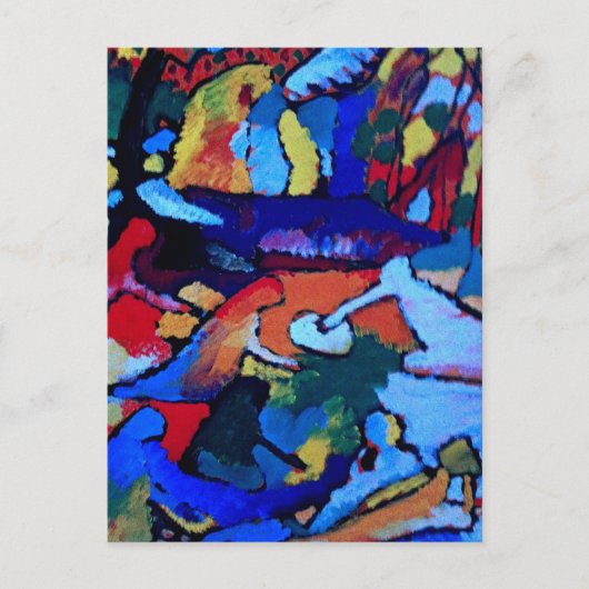 Abstracte kunst van Kandinsky Briefkaart (Voorkant)