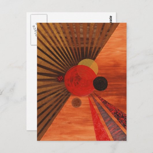 Abstracte kunst van Kandinsky Briefkaart (Voorkant / Achterkant)