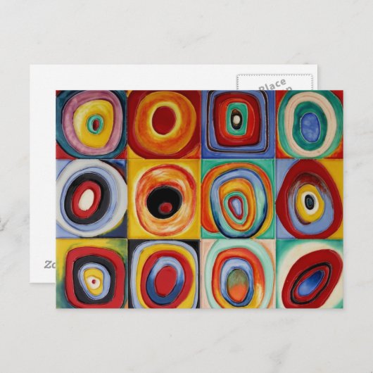 Abstracte kunst van Kandinsky Briefkaart (Voorkant / Achterkant)