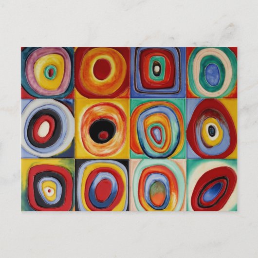 Abstracte kunst van Kandinsky Briefkaart (Voorkant)