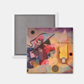 Abstracte kunst van Kandinsky Magneet (Voorkant / Achterkant)
