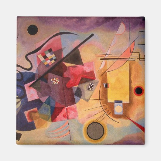 Abstracte kunst van Kandinsky Magneet (Voorkant)