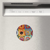 Abstracte kunst van Kandinsky Magneet (Insitu (Vaatwasser))