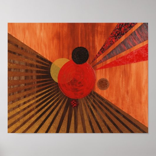 Abstracte kunst van Kandinsky Poster (Voorkant)