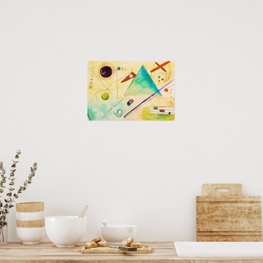 Abstracte kunst van Kandinsky Poster (Keuken)