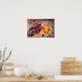 Abstracte kunst van Kandinsky Poster (Keuken)