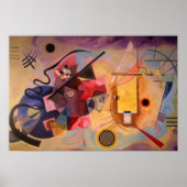 Abstracte kunst van Kandinsky Poster (Voorkant)