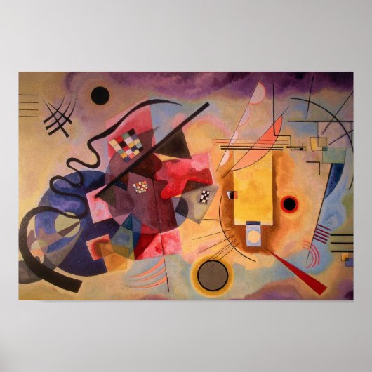 Abstracte kunst van Kandinsky Poster (Voorkant)