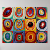 Abstracte kunst van Kandinsky Poster (Voorkant)