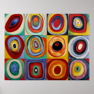 Abstracte kunst van Kandinsky Poster