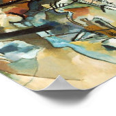 Abstracte kunst van Kandinsky Poster (Hoek)