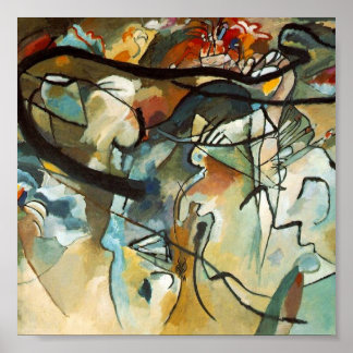 Abstracte kunst van Kandinsky Poster