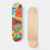 Abstracte kunst van Kandinsky Skateboard (Voorkant)