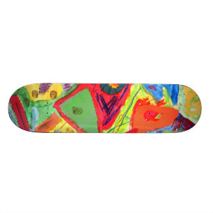 Abstracte kunst van Kandinsky Skateboard