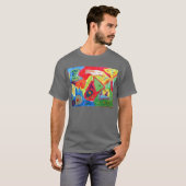 Abstracte kunst van Kandinsky T-shirt (Voorkant volledig)