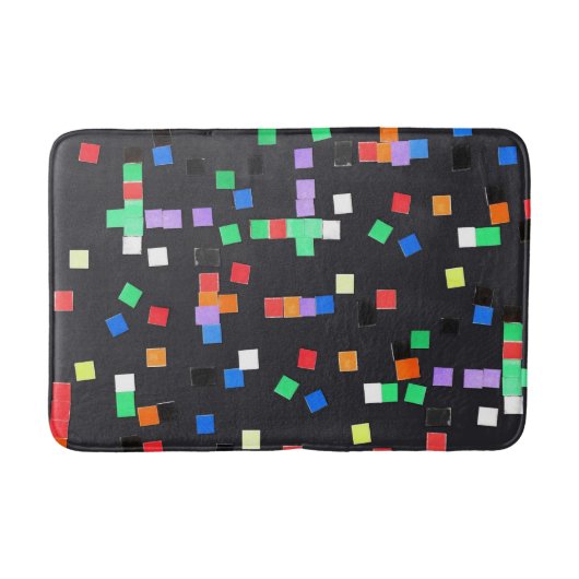 Abstracte kunst van kinderen badmat (Voorkant)