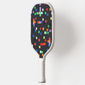 Abstracte kunst van kinderen pickleball paddle (Links)