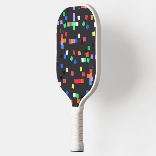 Abstracte kunst van kinderen pickleball paddle (Links)