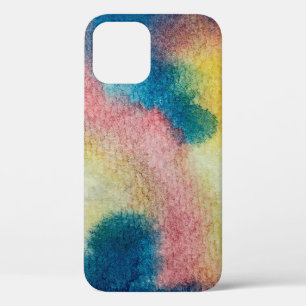 Abstracte kunst van kleurrijke heldere inkt en wat Case-Mate iPhone case