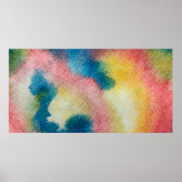 Abstracte kunst van kleurrijke heldere inkt en wat