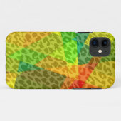 Abstracte kunst van Leopard Cubism | Geometrisch p Case-Mate iPhone Case (Achterkant (horizontaal))