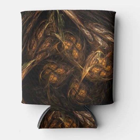 Abstracte kunst van moeder aarde blikjeskoeler (Voorkant)