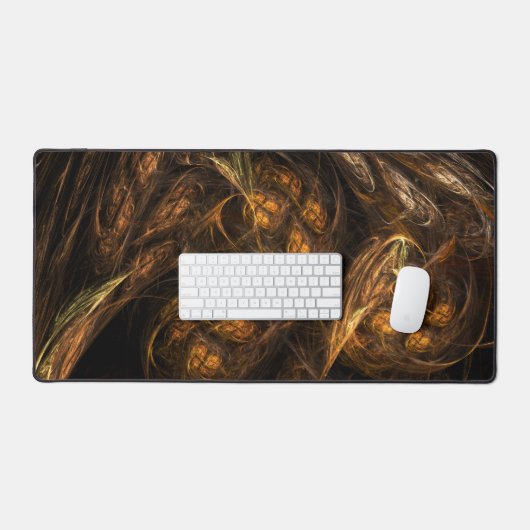 Abstracte kunst van moeder aarde bureaumat (Keyboard & Muis)