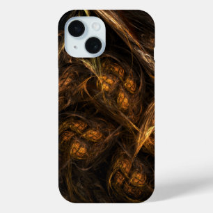 Abstracte kunst van moeder aarde iPhone 15 case