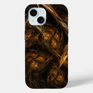Abstracte kunst van moeder aarde iPhone 15 case