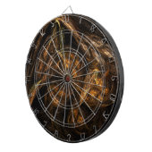 Abstracte kunst van moeder aarde dartbord (Voorkant Rechts)