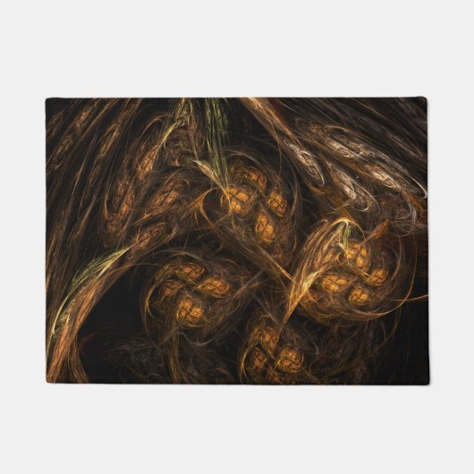 Abstracte kunst van moeder aarde deurmat (Voorkant)
