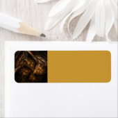 Abstracte kunst van moeder aarde etiket (Insitu)