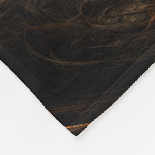 Abstracte kunst van moeder aarde fleece deken (Hoek)