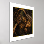 Abstracte kunst van moeder aarde folie afdrukken (Laagn)
