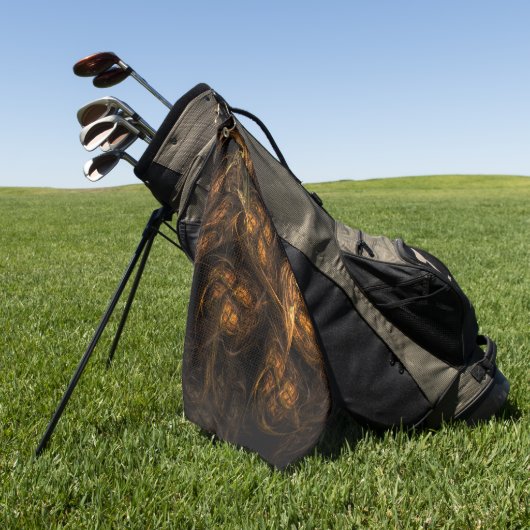 Abstracte kunst van moeder aarde golfhanddoek (Groen)