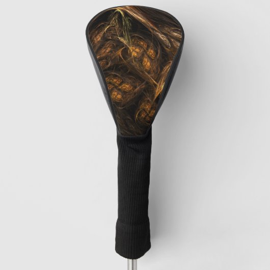 Abstracte kunst van moeder aarde golfheadcover (Voorkant)