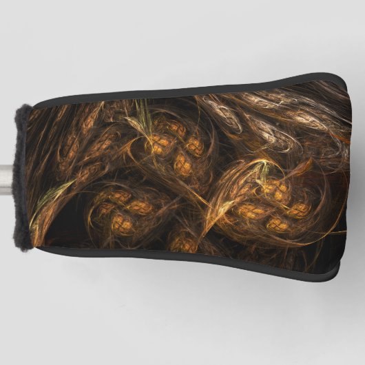 Abstracte kunst van moeder aarde golfheadcover (Voorkant)