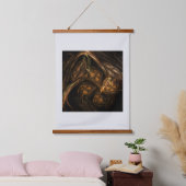 Abstracte kunst van moeder aarde hangend wandkleed (Slaapkamer)