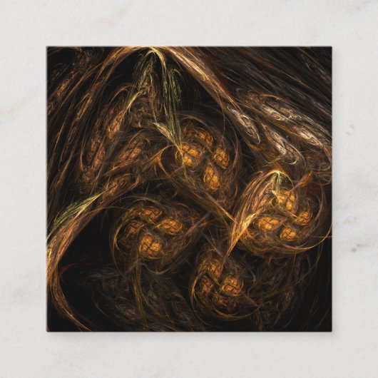 Abstracte kunst van moeder aarde informatiekaartje (Voorkant)