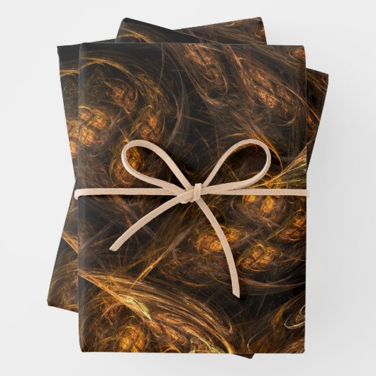 Abstracte kunst van moeder aarde inpakpapier vel (In situ)