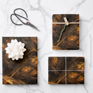 Abstracte kunst van moeder aarde inpakpapier vel