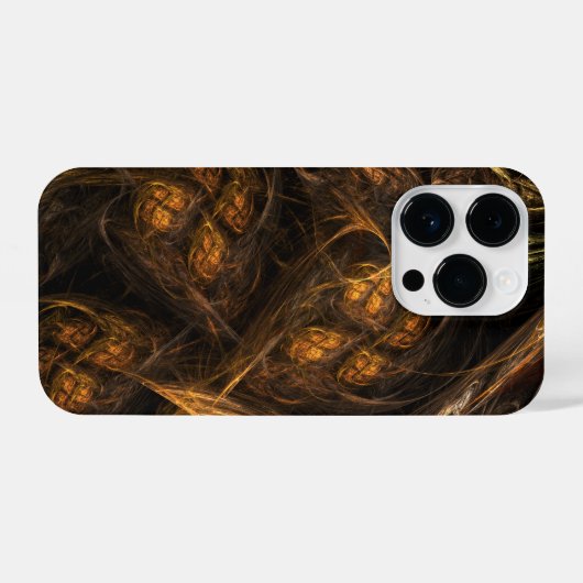 Abstracte kunst van moeder aarde iPhone hoesje (Achterkant horizontaal)