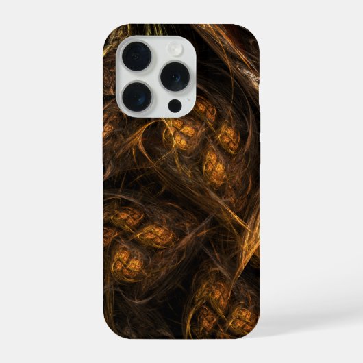 Abstracte kunst van moeder aarde iPhone hoesje (Achterkant)
