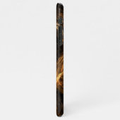 Abstracte kunst van moeder Aarde iPhone Hoesje (Linkerkant)