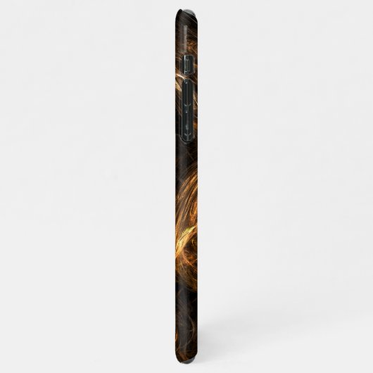 Abstracte kunst van moeder Aarde iPhone Hoesje (Linkerkant)