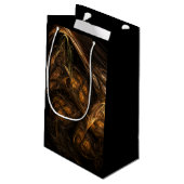 Abstracte kunst van moeder aarde klein cadeauzakje (Achterkant Gekanteld)