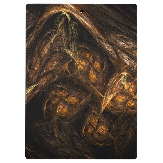 Abstracte kunst van moeder aarde klembord (Achterkant)