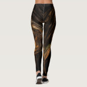 Abstracte kunst van moeder aarde leggings (Achterkant)