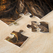 Abstracte kunst van moeder aarde legpuzzel (Zijkant)