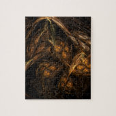 Abstracte kunst van moeder aarde legpuzzel (Verticaal)